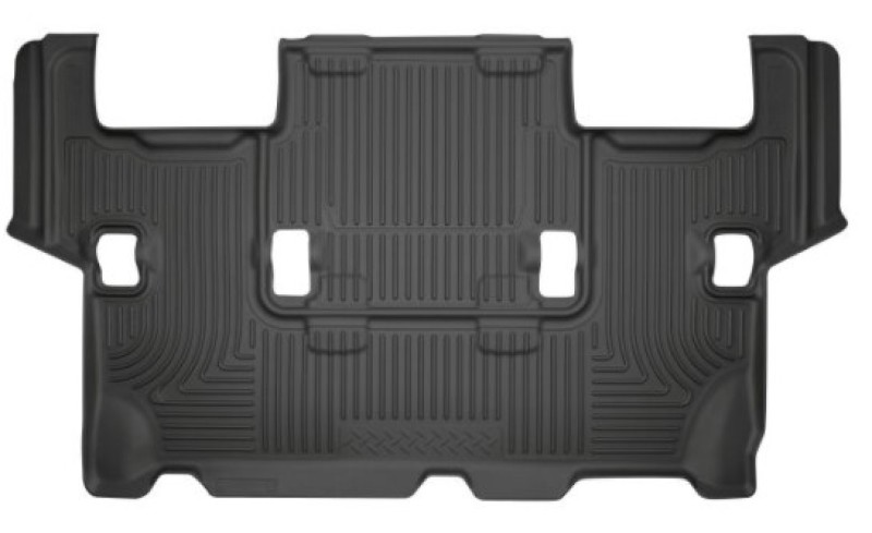 Ford Expedition Floor Mats - Rear - Husky Liners - X-act Contour - Black - `11-`17